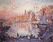 Paul Signac The Port of Saint-Tropez oil painting artist